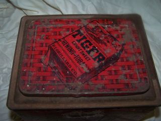 Vintage antique Tiger chewing tobacco advertising tin