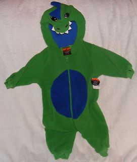 THE CHILDRENS PLACE * GREEN DINOSAUR COSTUME * BABY BOY 0 6 MONTHS M 