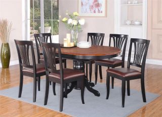 dining table leather chairs in Dining Sets