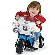 Police Kids Electric wheels Ride on Motorcycle 6v power