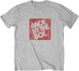 NEW Men Woman Adult Size Jack In The Box Vintage Faded Look Logo T 