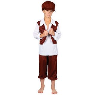 Kids Age 5 7 Boy Chimney Sweep Fancy Dress Book Week England Costume 
