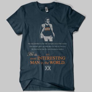 Chicago Bears  Mike Ditka Most Interesting Man Shirt S M L XL 2XL 