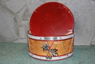 Longaberger 2012 Christmas Collection Drum Basket Set