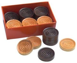 DRUEKE WOOD CHECKERS (board not included) New Fast Shipping
