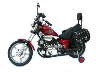 Kids 5 MPH Electric Power Harley Style Ride On Motorcycle Wheels 