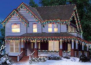    COLOR 300 Count Icicle Christmas Lights Brand New 18 Lighted Feet