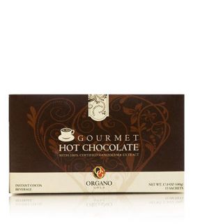 Boxes Gourmet Hot Chocolate Organo Gold 100% Organic Ganoderma cafe 