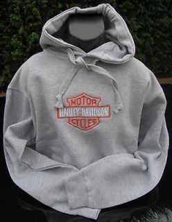 HARLEY DAVIDSON HOODIE WITH EMBROIDERED LOGO. IPOD AND PHONE POUCH IN 