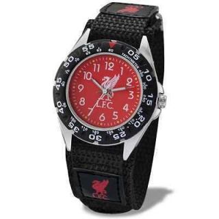 Liverpool FC Official Football Childrens Youth Wrist Watch Nylon Strap 