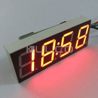 Newly listed 0.56 LED Electric Digital 12V/24V Car Motor Clock Watch 