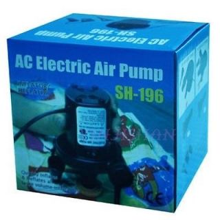 New AC Electric Air Pump Inflate Deflate for Air Bed Compression Bag 