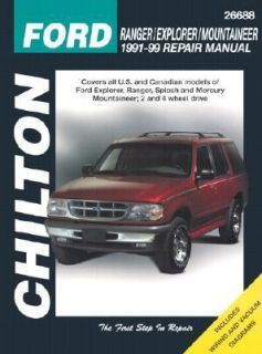 Ford Ranger, Explorer, and Mountainer, 1991 99 by Chilton Automotive 