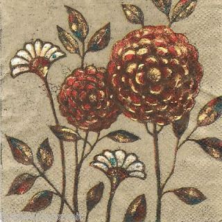 20 Floral Tapestry PAPER NAPKINS #30579 Beverage   Crafts Decoupage 