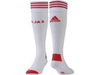 GAJX02: Ajax Amsterdam   brand new home Adidas soccer socks 2012 13