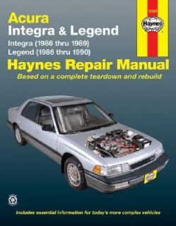 Acura Integra and Legend 1986 1990 by John Haynes and Ken Freund 1992 
