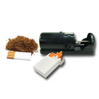 BLACK CIGARETTE TOBACCO ELECTRIC ROLLING ROLLER TUBE INJECTOR MACHINE
