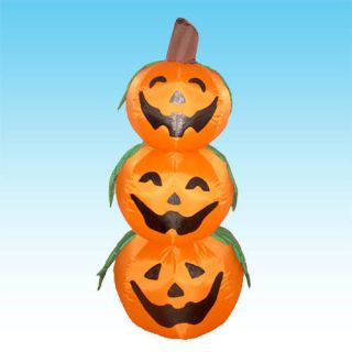 Halloween Inflatable Outdoor Holiday Airblown 3 Pumpkins Decoration