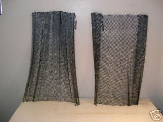 Cascade Replacement Fireplace Wire Mesh Panel Screens 17 x 24