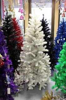 6ft White Canadian Pine PVC Artificial Christmas Tree 6 Foot   new