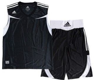 Adidas Climalite Boxing Vest & Shorts Set   Black