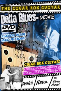 Cigar Box Guitar ~THE MOVIE Bottleneck & Rock DVD 3 & 4 string 