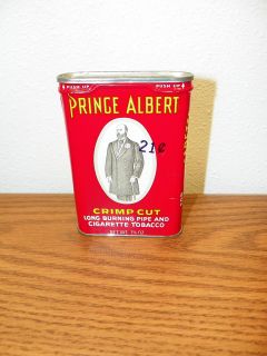 Vintage Prince Albert Crimp Cut Pipe and Cigarette Tobacco tin