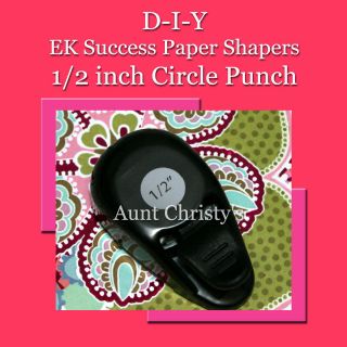   Circle Punch   Paper Punch Scrapbookng DIY  Ek Success Paper Shapers