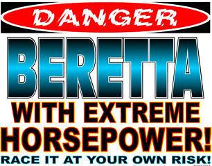 BERETTA WITH EXTREME HORSEPOWER T SHIRT #4484 CHEVY