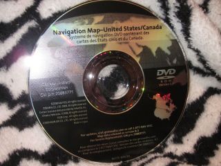 GM Cadillac Navigation Map Disc DVD 20883771