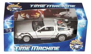   Future Part 2 Micheal J. Fox Car Delorean Time Machine 124 Diecast