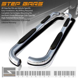  CREW STAINLESS SIDE STEP NERF BAR SET (Fits Chevrolet Avalanche 1500