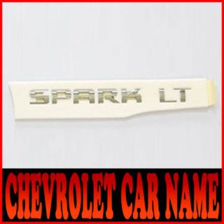 07 09 Chevy Matiz Rear Chevrolet Spark LT Emblem Ip