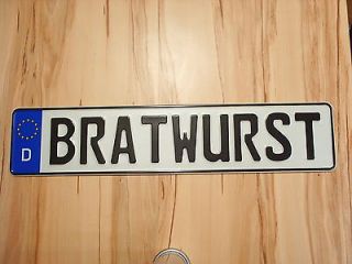 EUROPLATE German License Plate YOUR TEXT + frame (Plateholder)