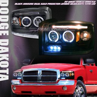   HEAD LIGHTS LAMPS SIGNAL 05 07 08 DODGE DAKOTA (Fits Dodge Dakota