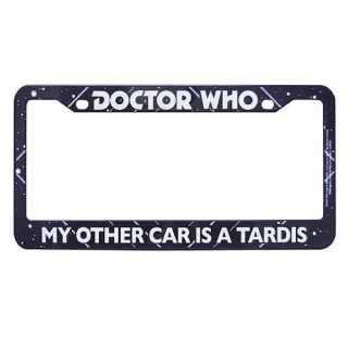 Doctor Who License Plate frame My Other Car is a Tardis New Christmas 