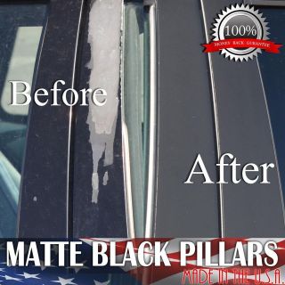 Dodge Avenger 08 12 Matte Mat Flat Black Door Pillar Post Window Decal 