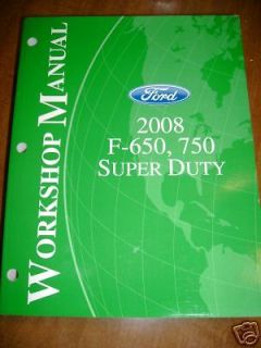 2008 Ford F 650 F 750 Super Duty Medium Duty Electrical Wiring Diagram 