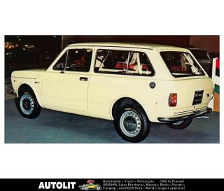 1973 Fiat 127 Familiare Coriasco Factory Photo