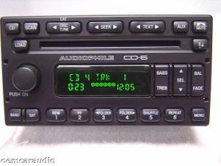 Ford Escape Radio 6 Disc CD Player Grand Marquis Audiophile 2003 2004 