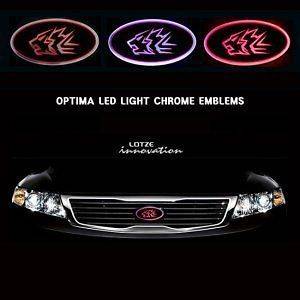 ArtX Wolf LED Light Chrome Emblem for Kia 07 09 Optima