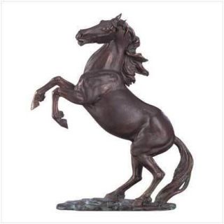 NOBLE STALLION STATUE Horse Figurine Wildlife Sculpture NEW