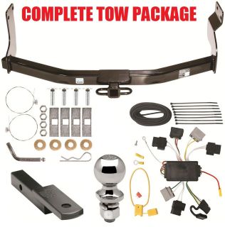 2005 2007 FORD ESCAPE TRAILER HITCH + WIRING HARNESS KIT + BALLMOUNT 
