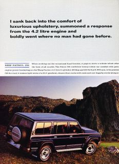 1992 Nissan Patrol GR   2 Page   Classic Vintage Advertisement Ad D144
