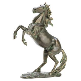 NOBLE STALLION STATUE Horse Figurine Wildlife Sculpture NEW