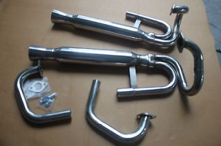 VW aircooled buggy beetle dual FULL stainless steel 304 exhaust with 