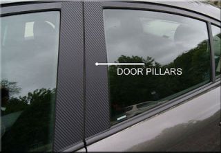 Volvo S80 99 06 Carbon Fiber Door Pillars Post Covers FREE SHIPPING
