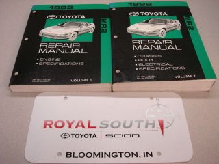 Toyota MR2 1992 Service Repair Shop Manuals Factory