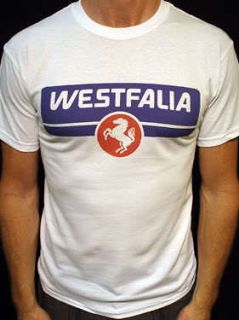 Westfalia t shirt vw van camper vintage style short/long mens & womens 