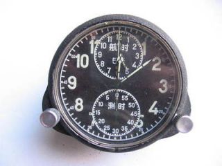 SOVIET MILITARY AIRCRAFT AVIATION TANK CLOCK 5 DAY WIND UP 1951
